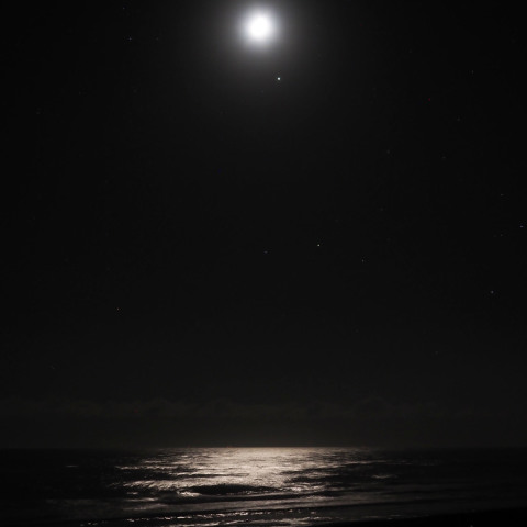 月と木星の接近（9/6）