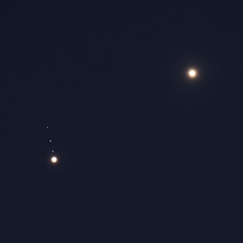 金星と木星の大接近