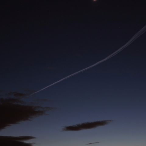 月と金星の接近