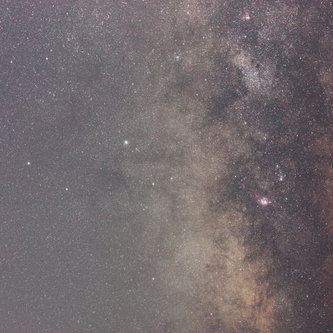 南斗六星と銀河