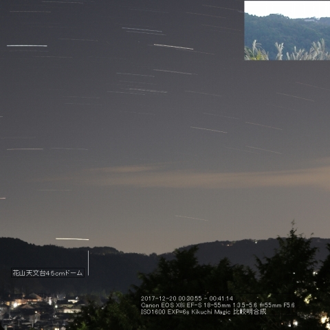 花山天文台上のカノープス