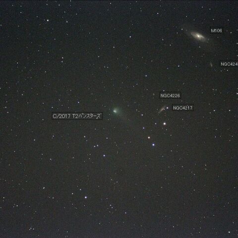 パンスターズ彗星C/2017 T2