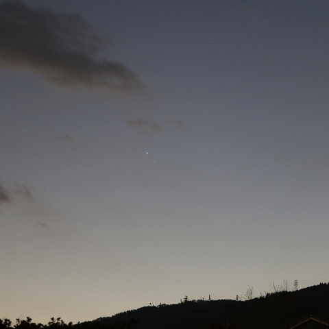 2020/12/26木星、土星の接近