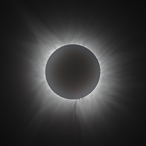 メキシコ皆既日食　多段階露光その2