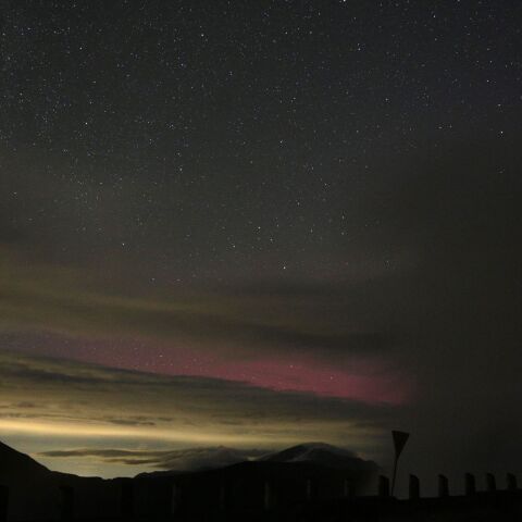 富山県 立山・室堂平で見たオーロラ 2024.10.11