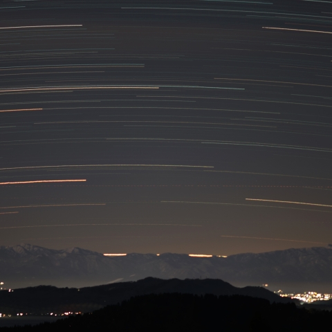 冬至のカノープス　富山県氷見市中波　2024.12.21
