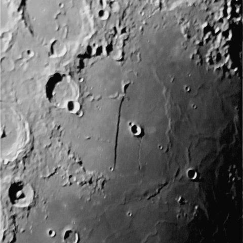 月　直線壁付近