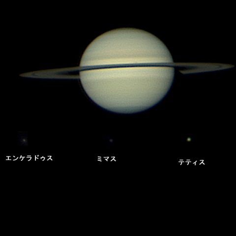 土星と衛星　2025/07/18