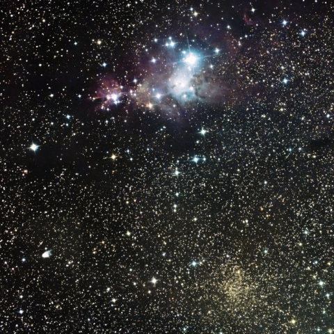 ハッブルからコーン星雲　　　