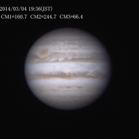 3月4日の木星