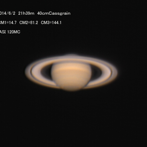 ６月２日の土星