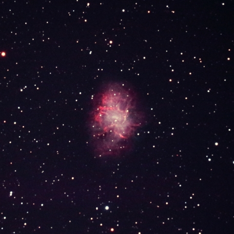 光害地でのカニ星雲