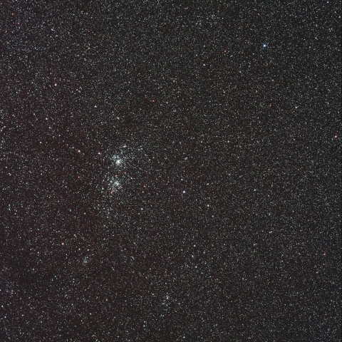 ペルセウス座二重星団付近