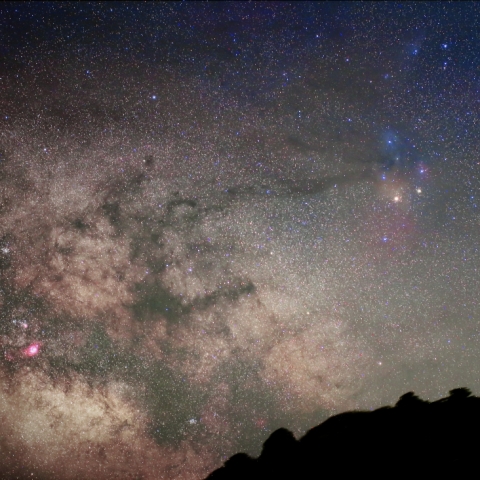 さそり座～いて座付近の天の川