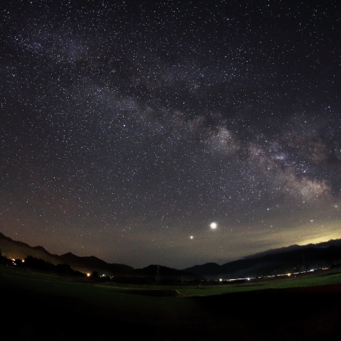 R108から見た天の川