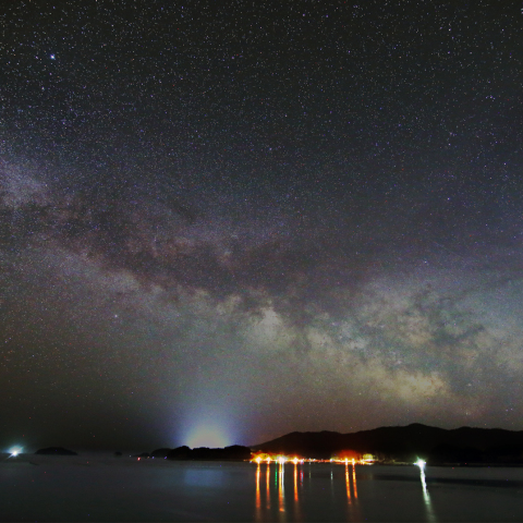 3.11の日に昇る天の川