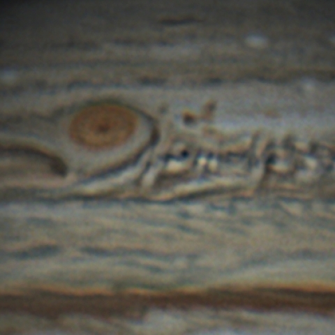 9月12日の木星（大赤斑周辺部）