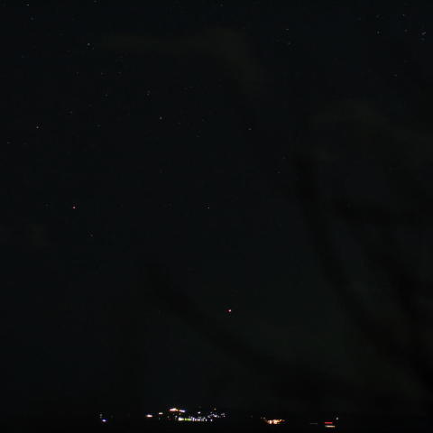 南中ごろのカノープス