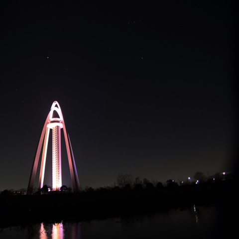 128ツインタワーとオリオン座