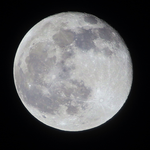 月食翌日　月齢16.1