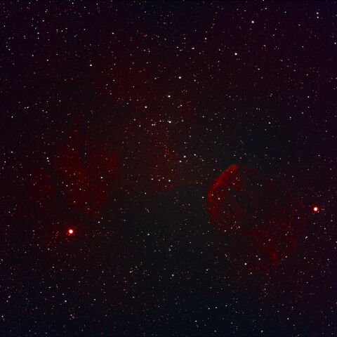 くらげ星雲(IC443)とSh2-249　2024/1/6