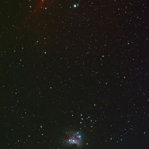 Ｍ42と馬頭星雲　2025/12/23