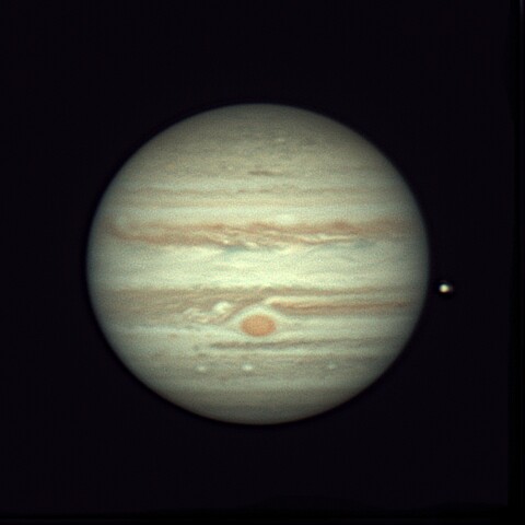 12月29日の木星とエウロパ