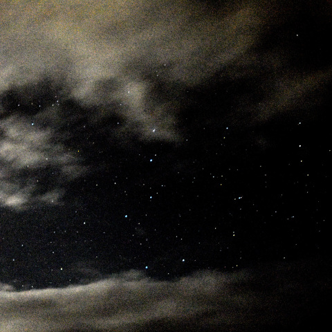 北斗七星と北極星