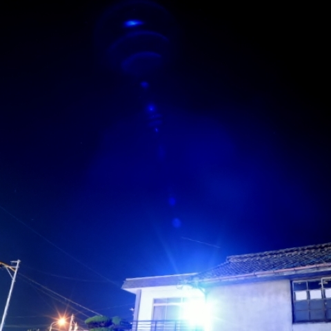 久々の晴れ、そしてISS