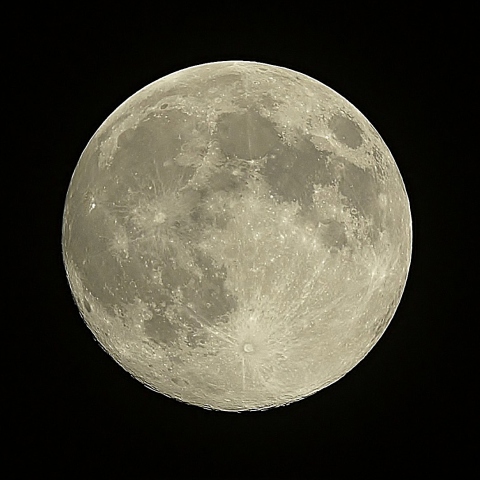 月齢14.0日のお月さま