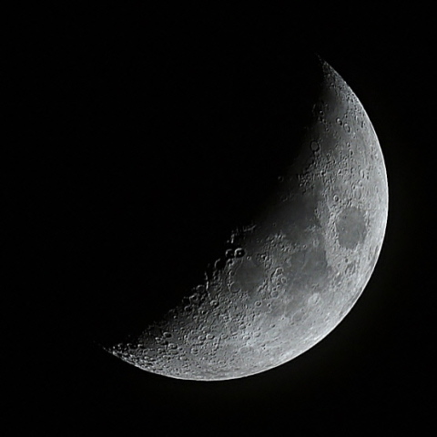 11/1（火）の月（月齢5.6日目）