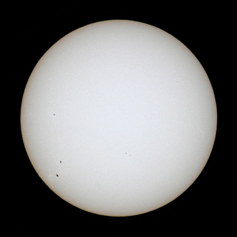 ７／２６(木)の太陽(黒点)