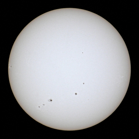 7／30(月)の太陽(黒点)