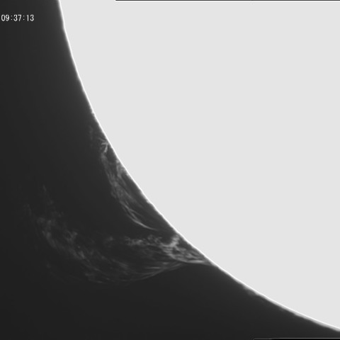 １０月１９日のプロミネンス