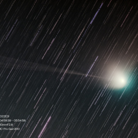 1月31日未明のZTF彗星（C/2022 E3)