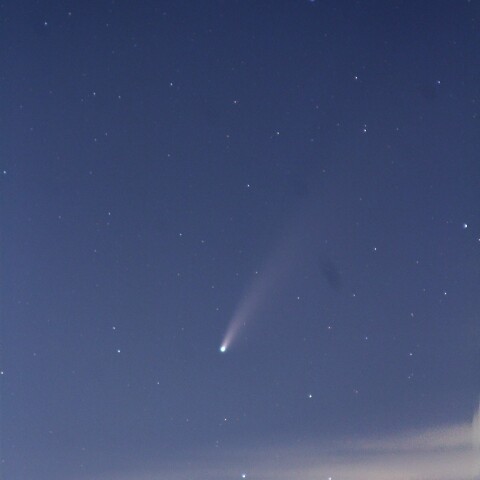 福岡八女でのネオワイズ彗星