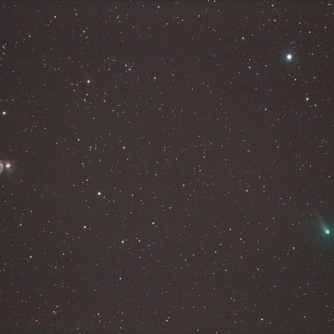 M51＆パンスターズ彗星ランデブー