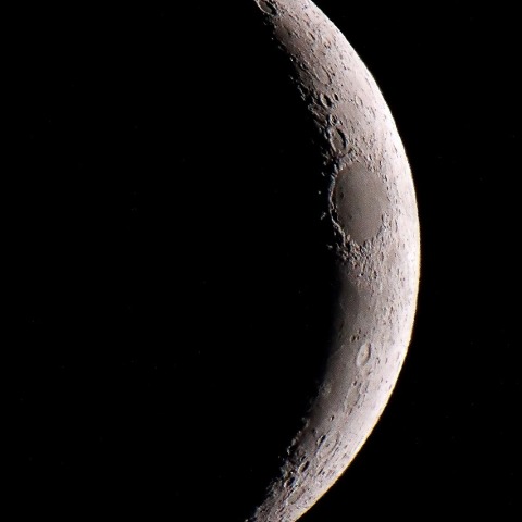 三日月（月齢3.3）