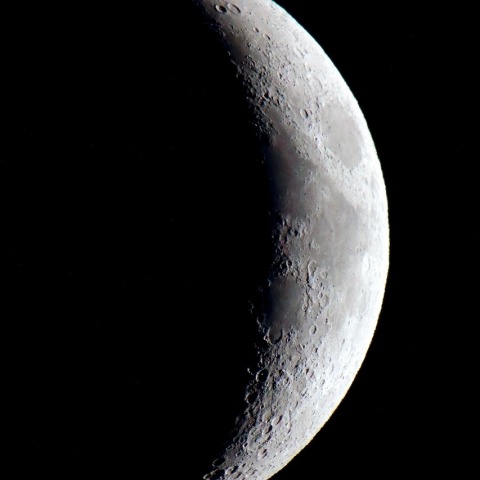 月齢4.5のお月様