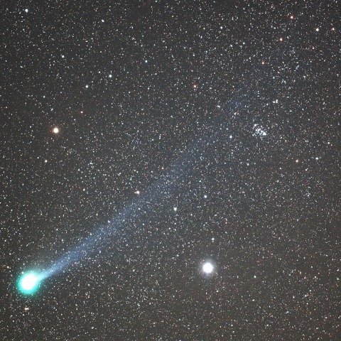 弓なりの尾が素敵なラブジョイ彗星（C/2014 Q2)