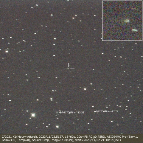 C/2021 X1(Maury-Attard)
