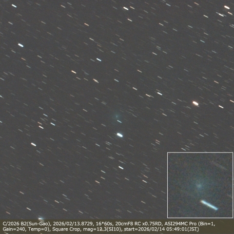 C/2026 B2(Sun-Gao)