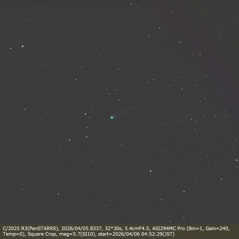C/2025 R3(PanSTARRS)