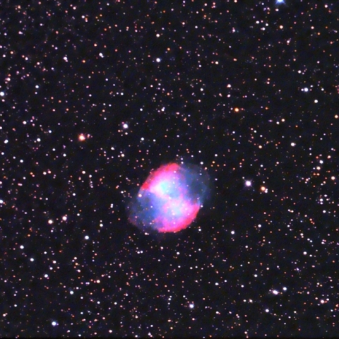 冷却CMOSカメラによるM27