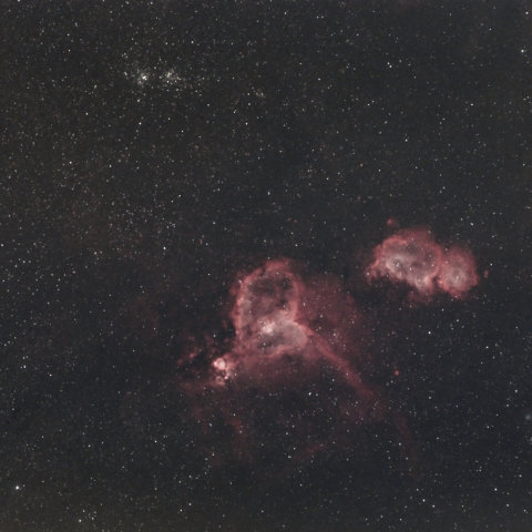 ハート星雲・ソウル星雲とその周辺