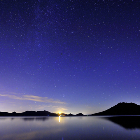 支笏湖星景