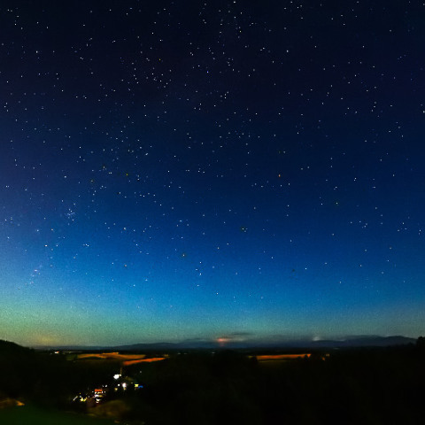 美瑛町『三愛の丘展望公園』の星空