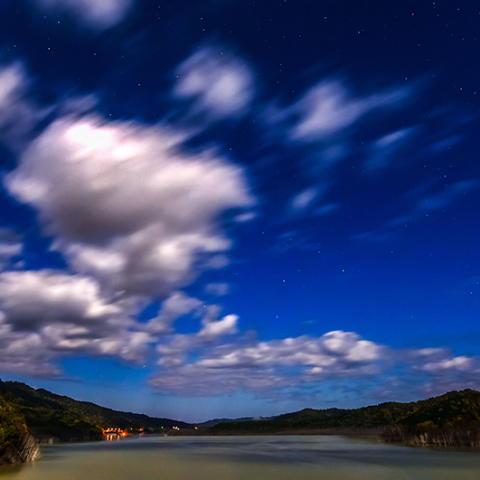 シューパロ湖の星空