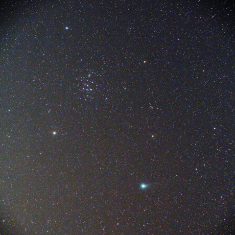 6日未明、プレセペに近づくラブジョイ