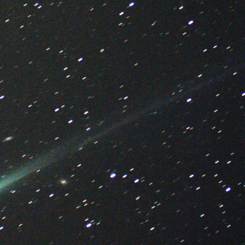 14日早朝のアイソン彗星